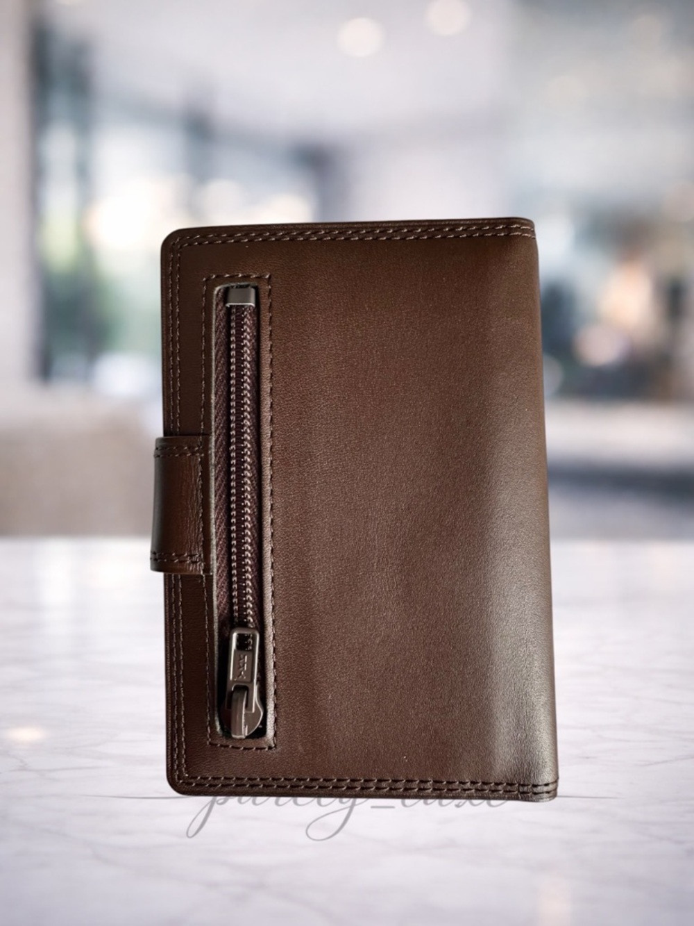 Givenchy Brown Leather Key & Card Holder - Picture 3 of 3